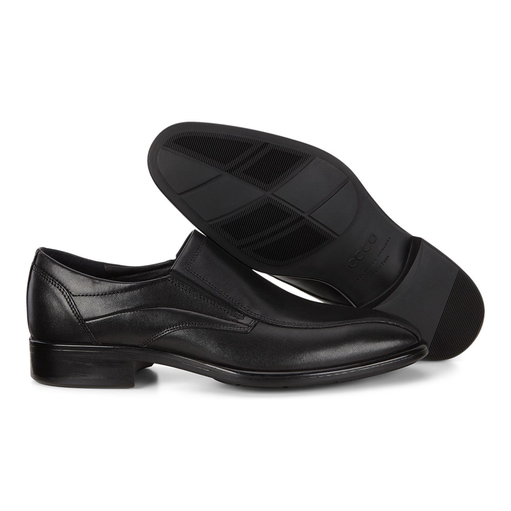 Slip On Hombre - ECCO Citytray Shoes - Negros - XFM463802